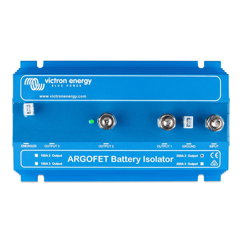 Victron ArgoFET 200 - 2 Battery Isolator - 200AMP - 1 Alternator, 2 Batteries - Get Tight Gear