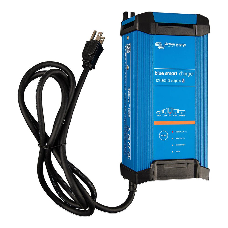 Victron Blue Smart IP22 12VDC 30A 3 Bank 120V Charger - Dry Mount - Get Tight Gear