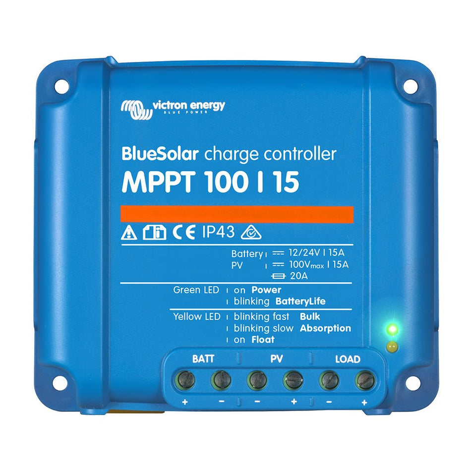 Victron BlueSolar MPPT Charge Controller - 100V - 15AMP - UL Approved - Get Tight Gear