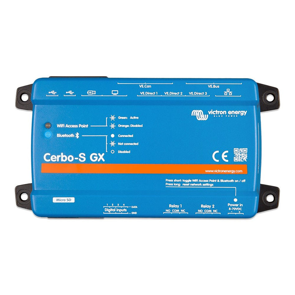 Victron Cerbo - S GX Basic Version - Limited Inputs No BMS Can Port - Get Tight Gear