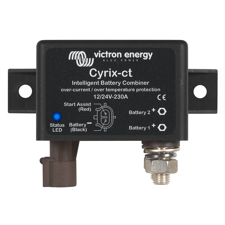 Victron Combiner 12/24V - 230A Cyrix - CT Intelligent Combiner Microprocessor Controlled - Get Tight Gear