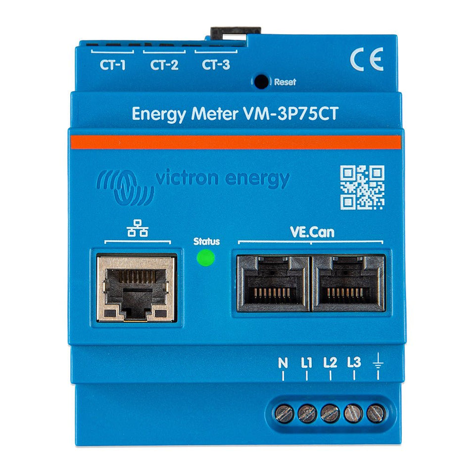 Victron Energy Meter VM - 3P75CT Single + 3 - Phase - Get Tight Gear