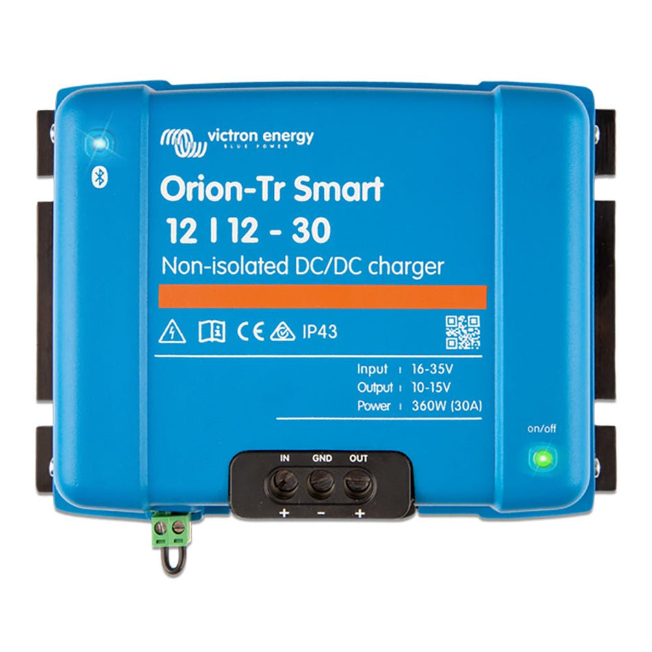 Victron Energy Orion - TR Smart 12/12 - 30 30A (360W) Non - Isolated DC - DC Charger or Power Supply - Get Tight Gear