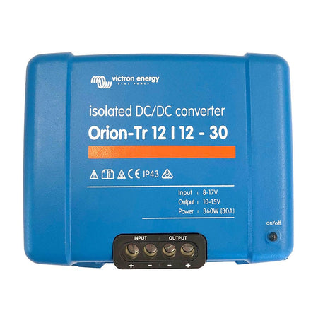 Victron Orion - TR DC - DC Converter - 12 VDC to 12 VDC - 30AMP Isolated - Get Tight Gear