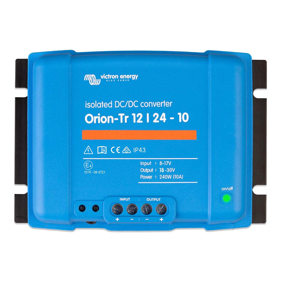 Victron Orion - TR DC - DC Converter - 12 VDC TO 24 VDC - 10A Isolated - Get Tight Gear