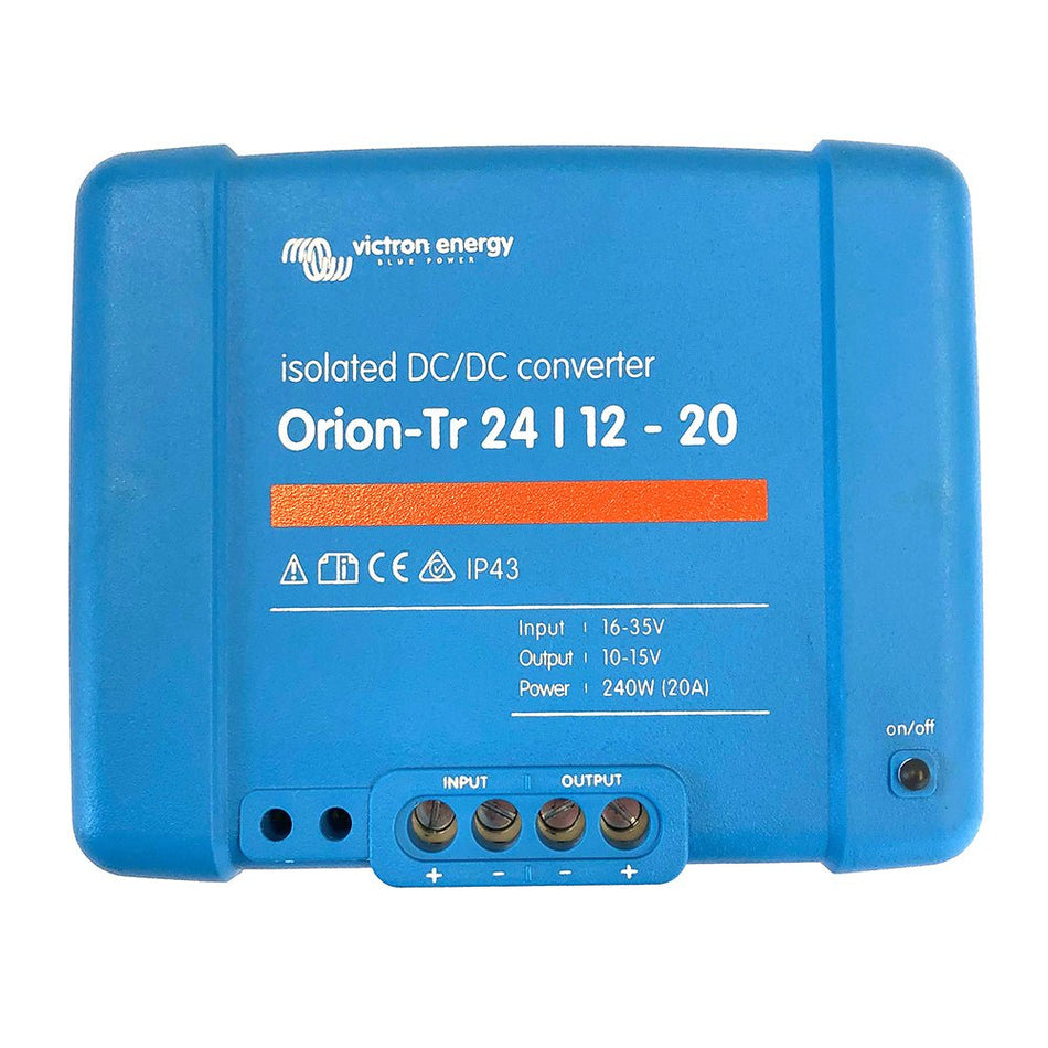 Victron Orion - TR DC - DC Converter - 24 VDC to 12 VDC - 20AMP Isolated - Get Tight Gear
