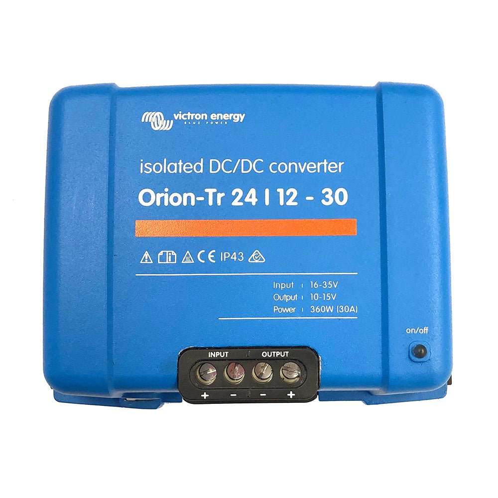 Victron Orion - TR DC - DC Converter - 24 VDC to 12 VDC - 30AMP Isolated - Get Tight Gear