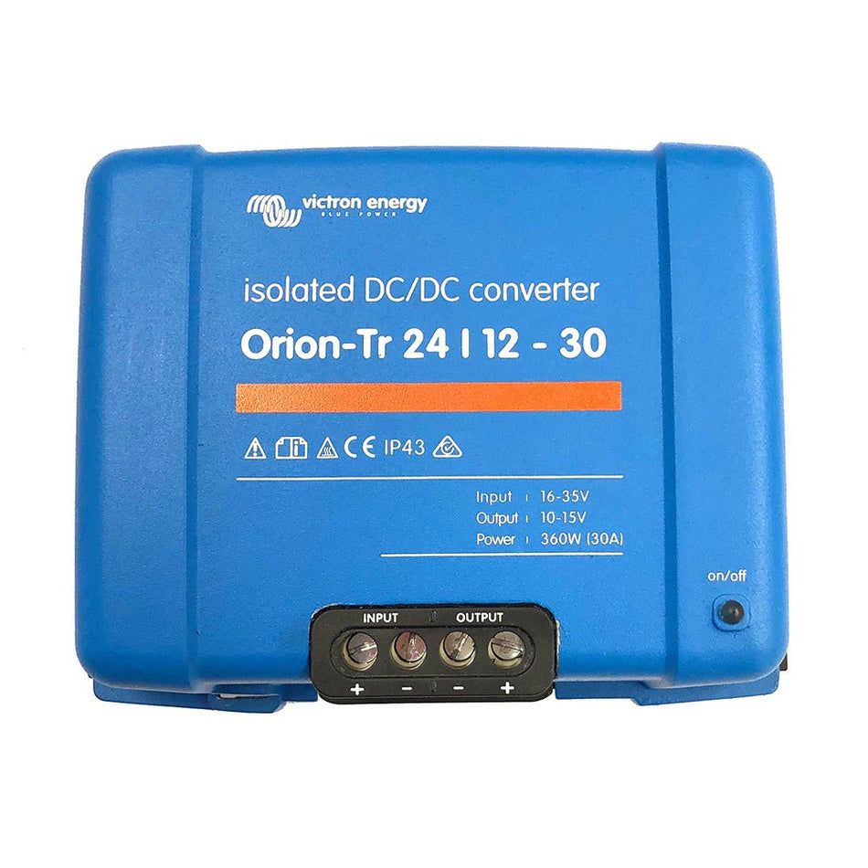 Victron Orion - TR DC - DC Converter - 24 VDC to 12 VDC - 30AMP Isolated - Get Tight Gear
