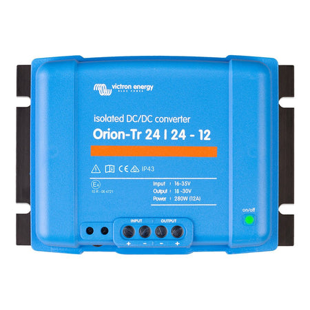 Victron Orion - TR DC - DC Converter - 24 VDC to 24 VDC - 280W - 12AMP Isolated - Get Tight Gear
