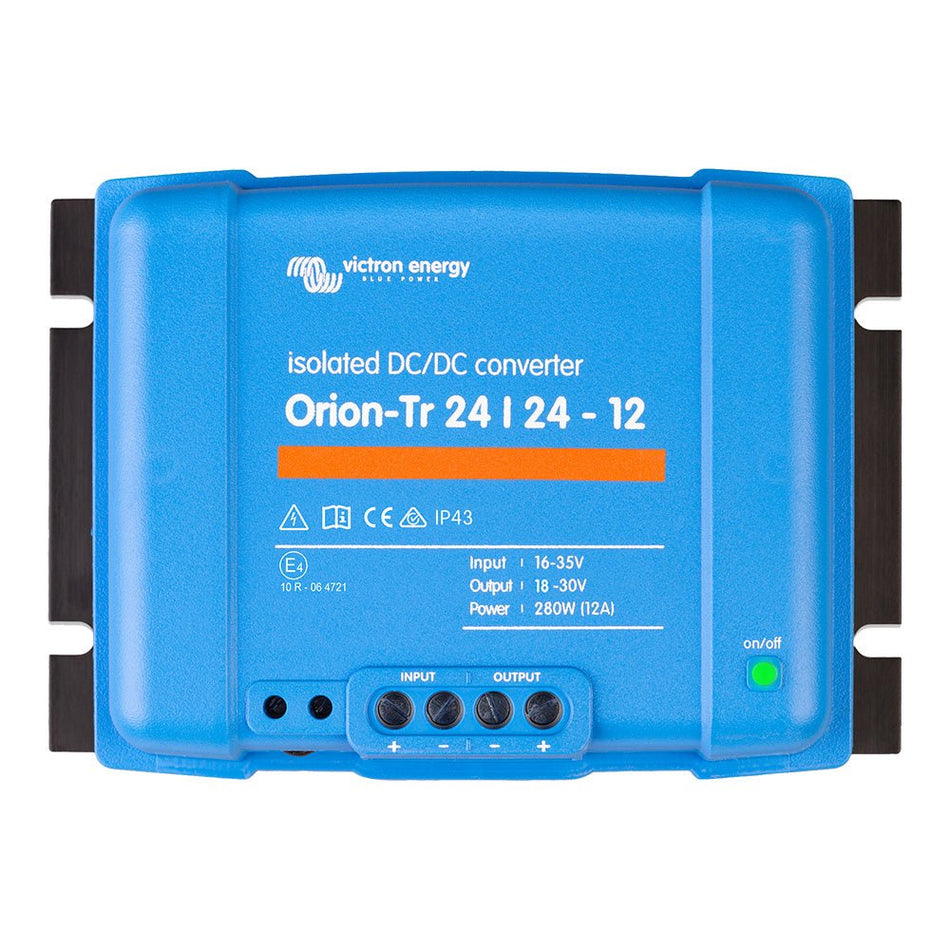 Victron Orion - TR DC - DC Converter - 24 VDC to 24 VDC - 280W - 12AMP Isolated - Get Tight Gear