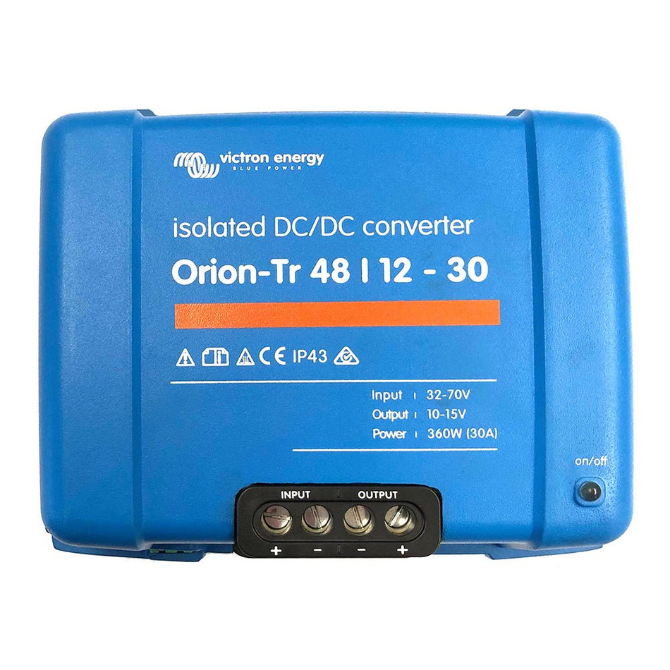 Victron Orion - TR DC - DC Converter - 48 VDC to 12 VDC - 30AMP Isolated - Get Tight Gear