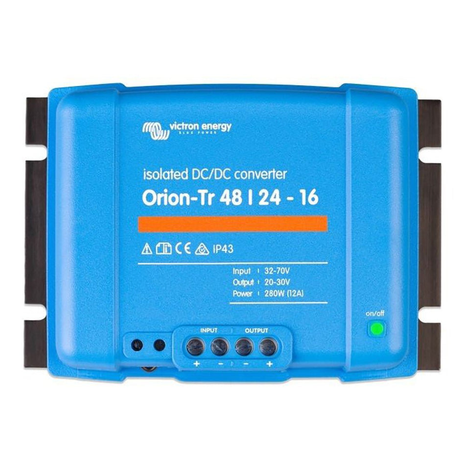Victron Orion - TR DC - DC Converter - 48 VDC to 24 VDC - 16AMP Isolated - Get Tight Gear