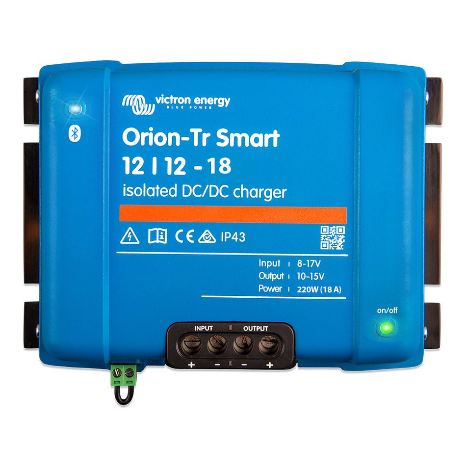 Victron Orion - TR Smart 12/12 - 18A 18A (220W) Isolated DC - DC Charger or Power Supply - Get Tight Gear