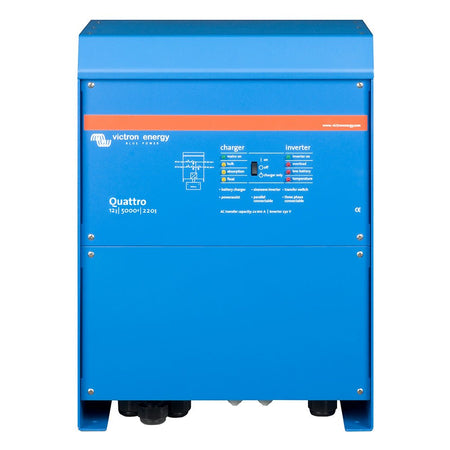 Victron Quattro 12/5000/220 - 100/100 120V VE.Bus (UL458) - Get Tight Gear