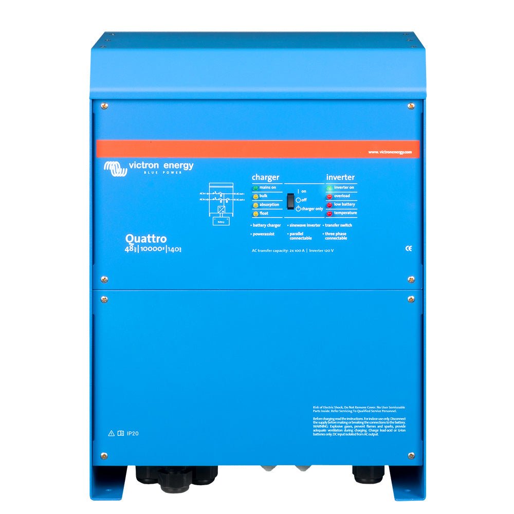 Victron Quattro 48/10000 140 - 100/100 120V VE.Bus 50/60Hz - Get Tight Gear