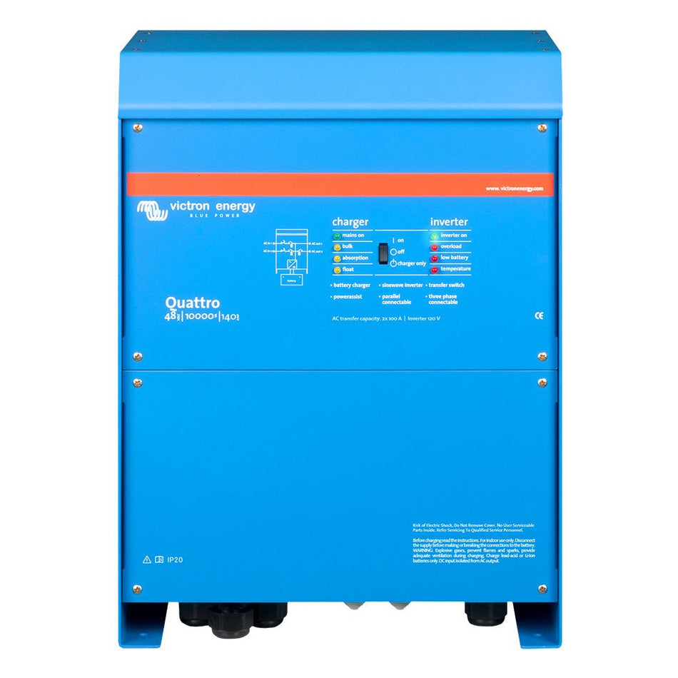 Victron Quattro 48/10000 140 - 100/100 120V VE.Bus UL - Listed - Get Tight Gear