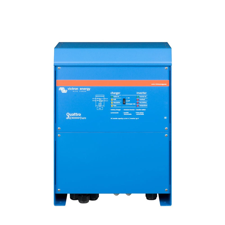 Victron Quattro 48/10000/140 - 100/100 - 230V - +50A Aux VE.Bus - Get Tight Gear