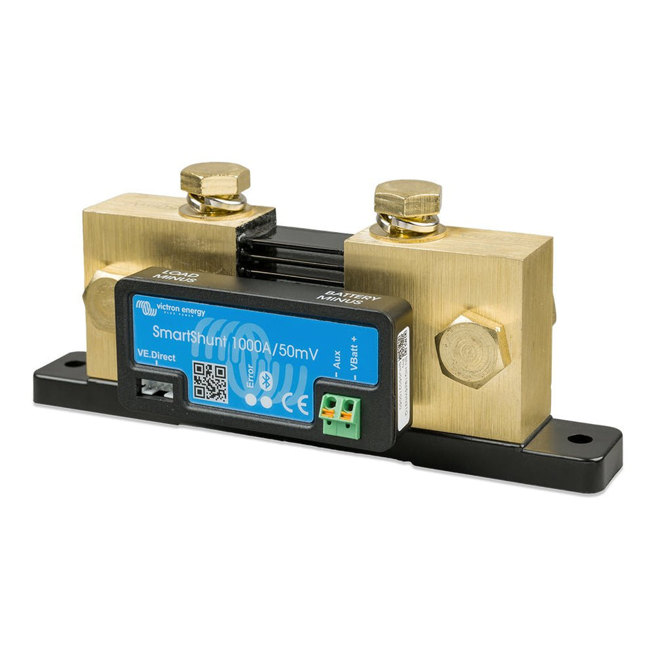 Victron SmartShunt 1000AMP/50MV Bluetooth Smart Battery Shunt - Get Tight Gear