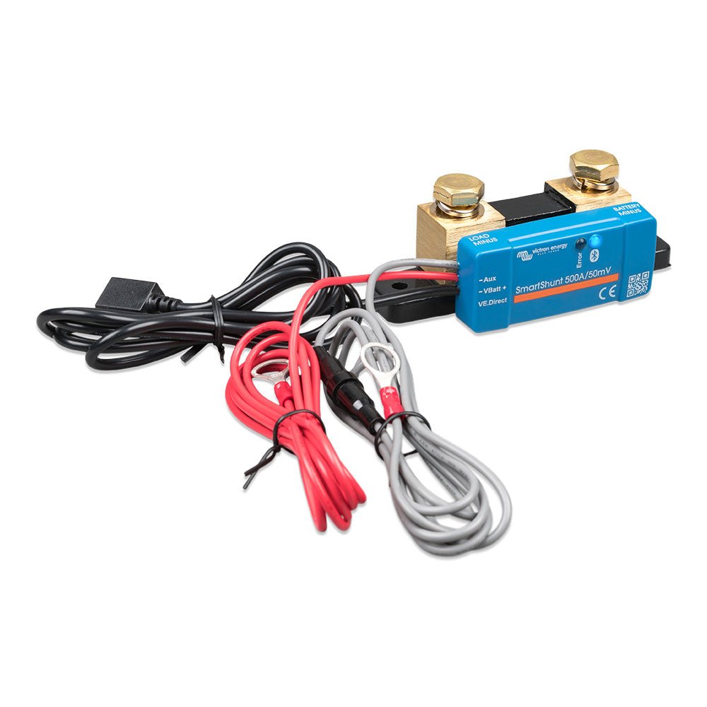 Victron SmartShunt 500A/50MV IP65 Bluetooth Battery Monitor - Get Tight Gear