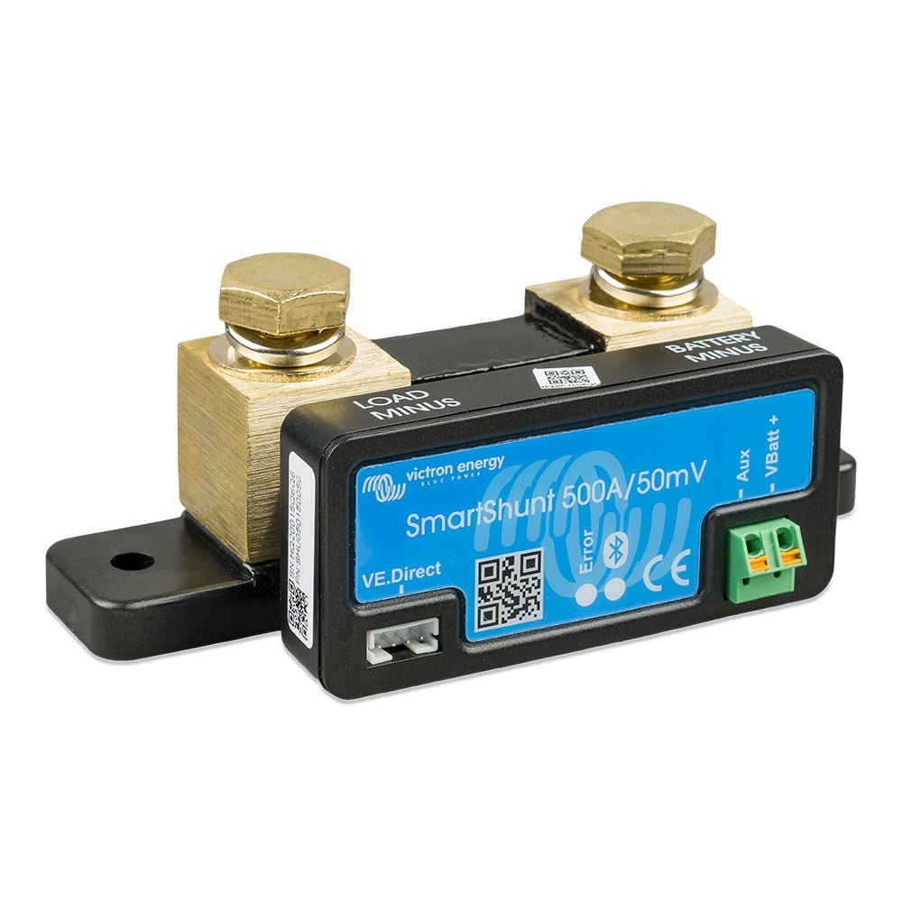 Victron SmartShunt 500AMP/50MV Bluetooth Smart Battery Shunt - Get Tight Gear