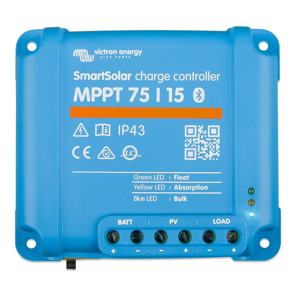Victron SmartSolar MPPT Solar Charge Controller - 75V - 15Amp - UL Approved - Get Tight Gear