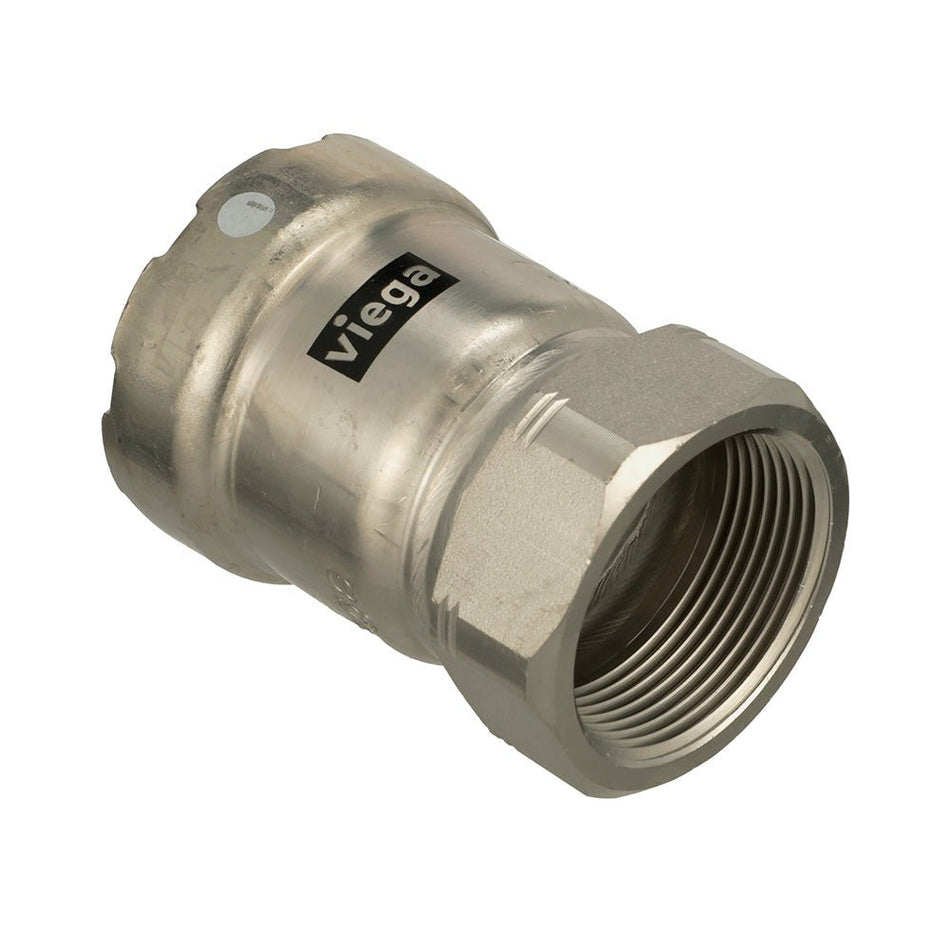 ViegaMegaPress 316 FKM FPT Adapter - 1 - 1/2" x 1 - 1/2" (FPT) - Get Tight Gear