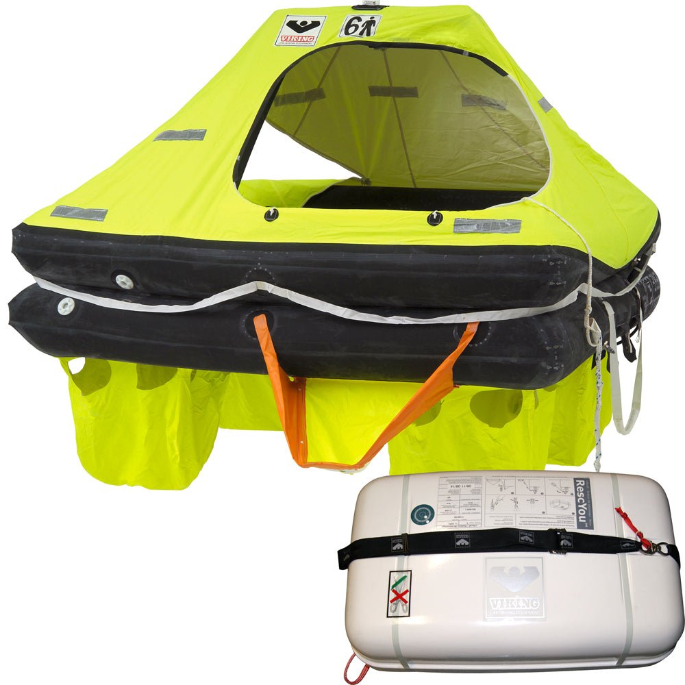 VIKING RescYou Coastal Liferaft 6 Person Container - Get Tight Gear