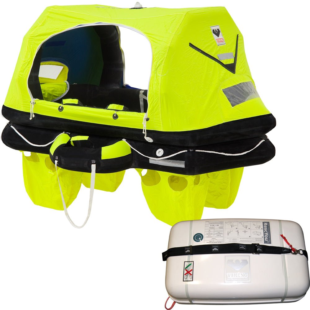 VIKING RescYou Pro Liferaft 4 Person Container Offshore Pack - Get Tight Gear