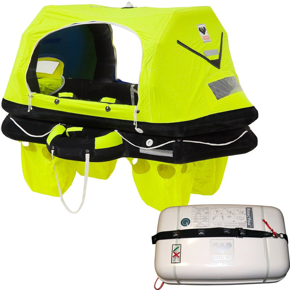 VIKING RescYou Pro Liferaft 8 Person Container Offshore Pack - Get Tight Gear