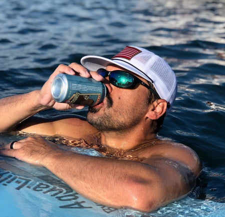 Vintage All Mesh American Flag Rope Cap - Get Tight Gear