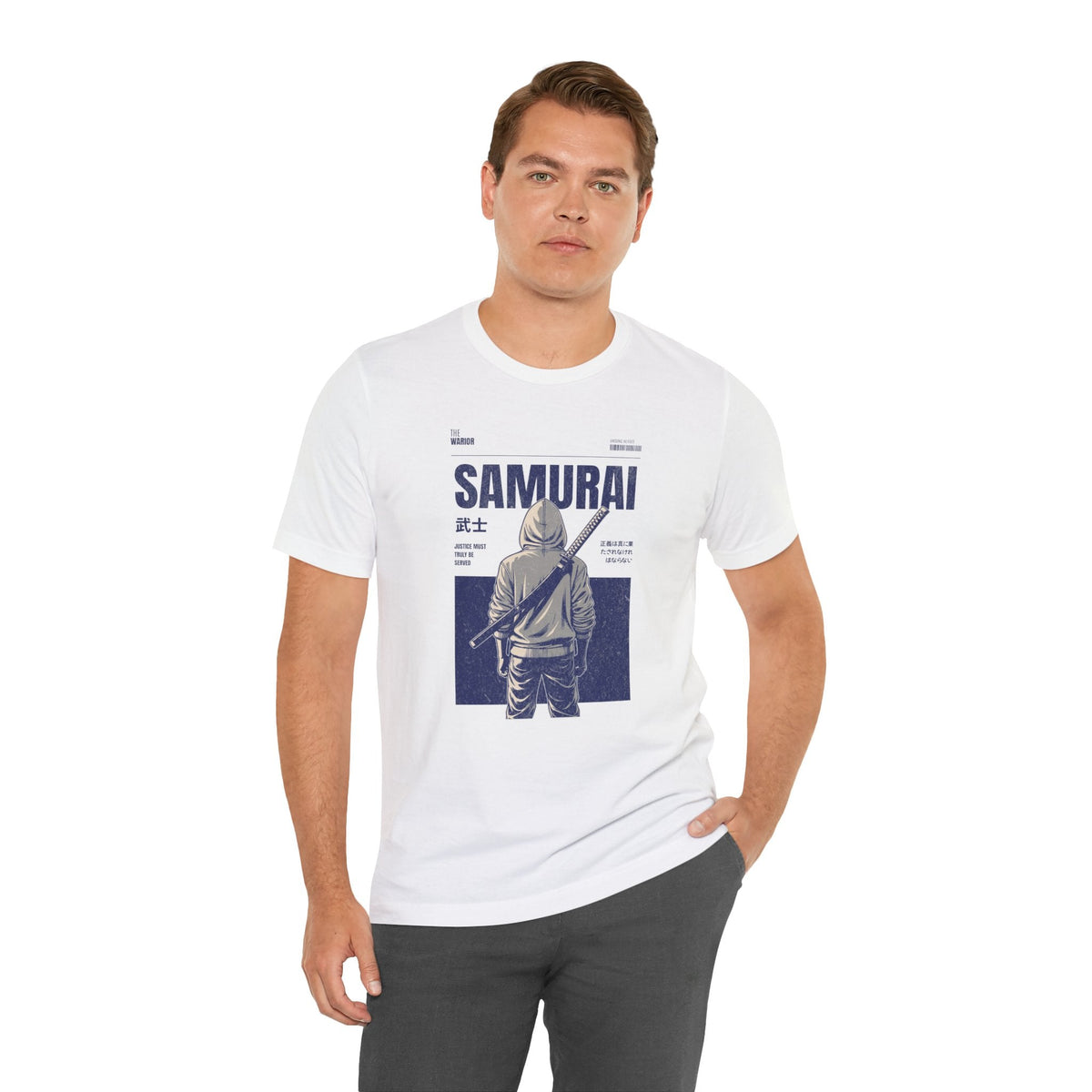 Vintage Samurai Graphic Tee, Anime Shirt, Men's/Women's Casual Wear, Gift for Gamers, Manga Fan Apparel - Get Tight Gear
