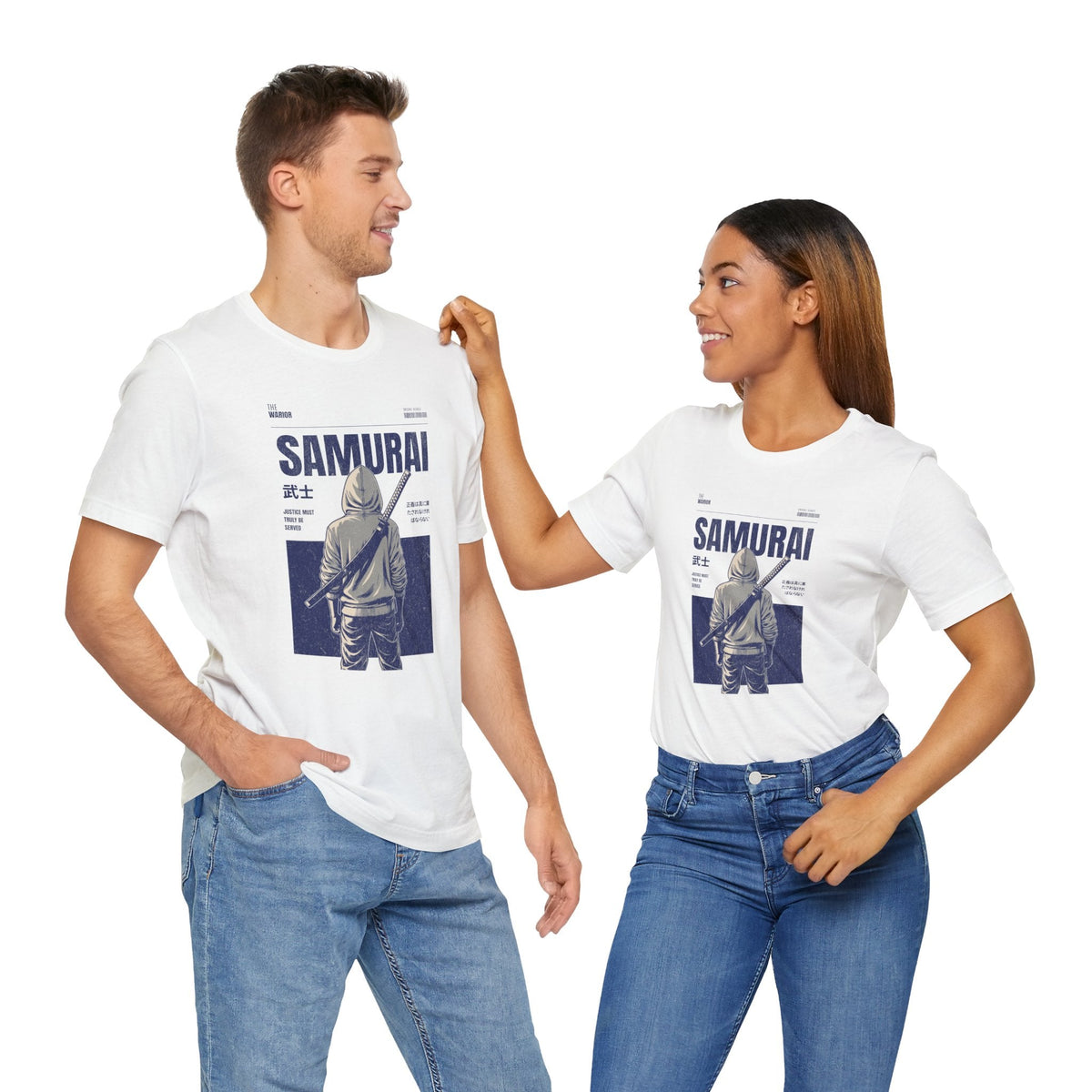 Vintage Samurai Graphic Tee, Anime Shirt, Men's/Women's Casual Wear, Gift for Gamers, Manga Fan Apparel - Get Tight Gear