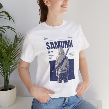 Vintage Samurai Graphic Tee, Anime Shirt, Men's/Women's Casual Wear, Gift for Gamers, Manga Fan Apparel - Get Tight Gear