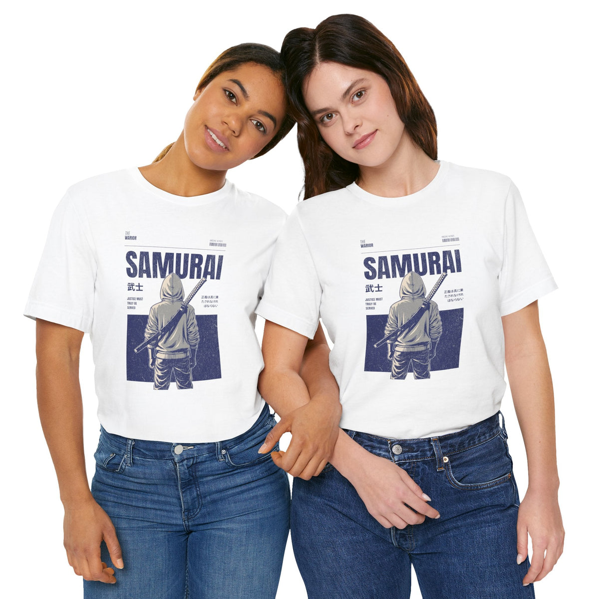 Vintage Samurai Graphic Tee, Anime Shirt, Men's/Women's Casual Wear, Gift for Gamers, Manga Fan Apparel - Get Tight Gear