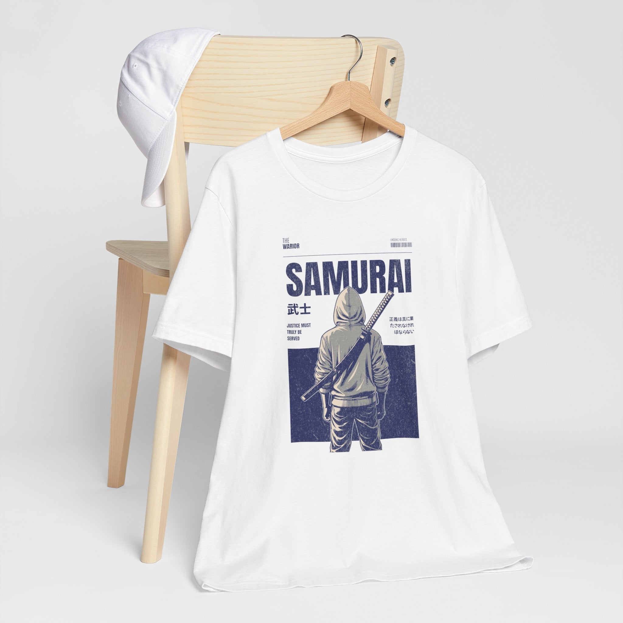 Vintage Samurai Graphic Tee, Anime Shirt, Men's/Women's Casual Wear, Gift for Gamers, Manga Fan Apparel - Get Tight Gear
