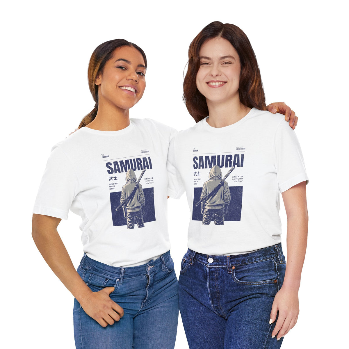 Vintage Samurai Graphic Tee, Anime Shirt, Men's/Women's Casual Wear, Gift for Gamers, Manga Fan Apparel - Get Tight Gear
