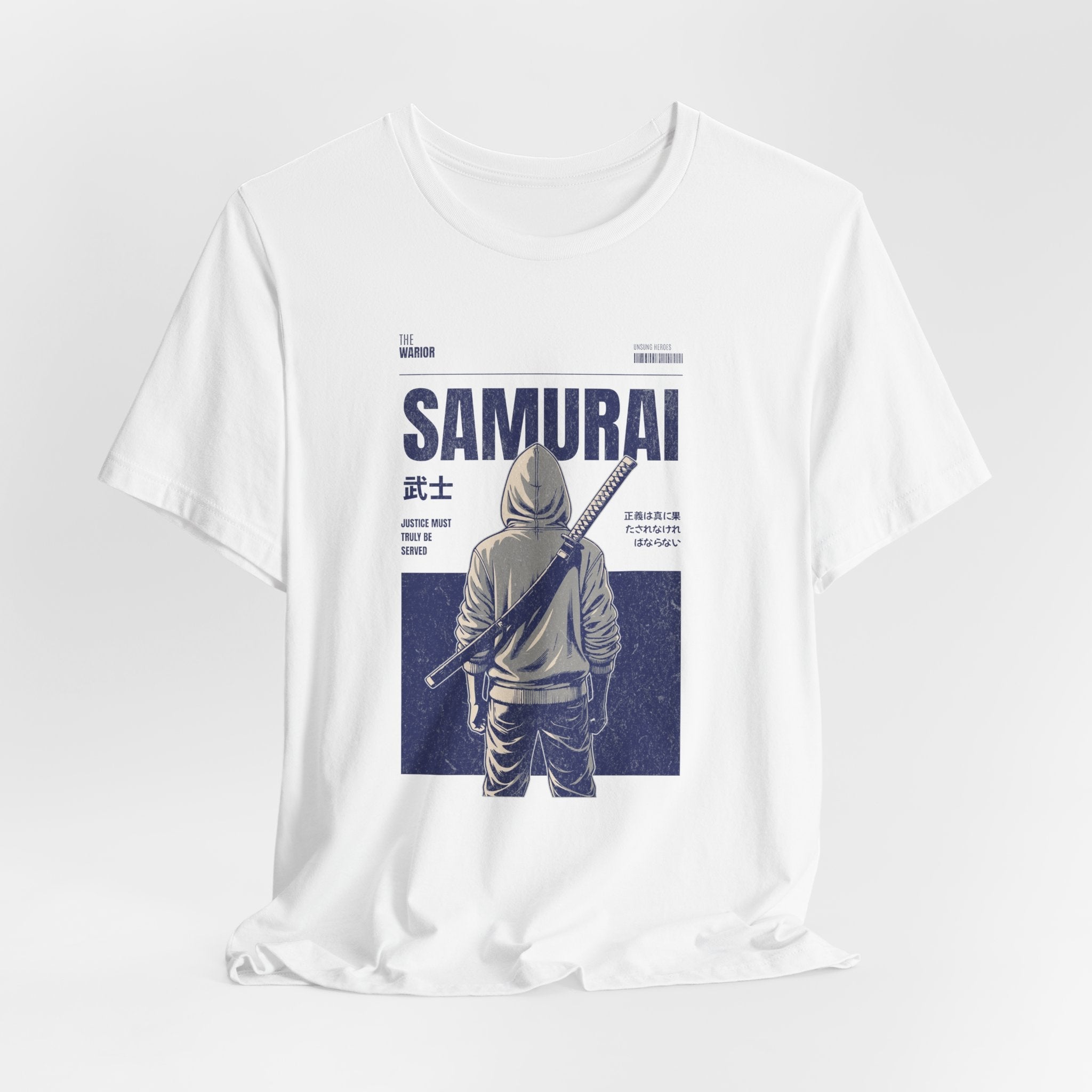 Vintage Samurai Graphic Tee, Anime Shirt, Men's/Women's Casual Wear, Gift for Gamers, Manga Fan Apparel - Get Tight Gear
