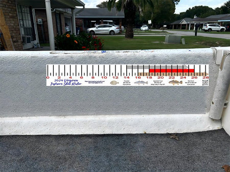 Virginia Inshore Fishing Slot Ruler Decal - Get Tight Gear
