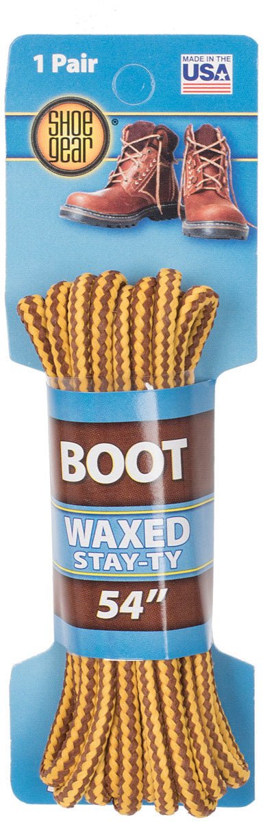 Wa X Ed Boot Laces 54" Brwn/Gold - Get Tight Gear