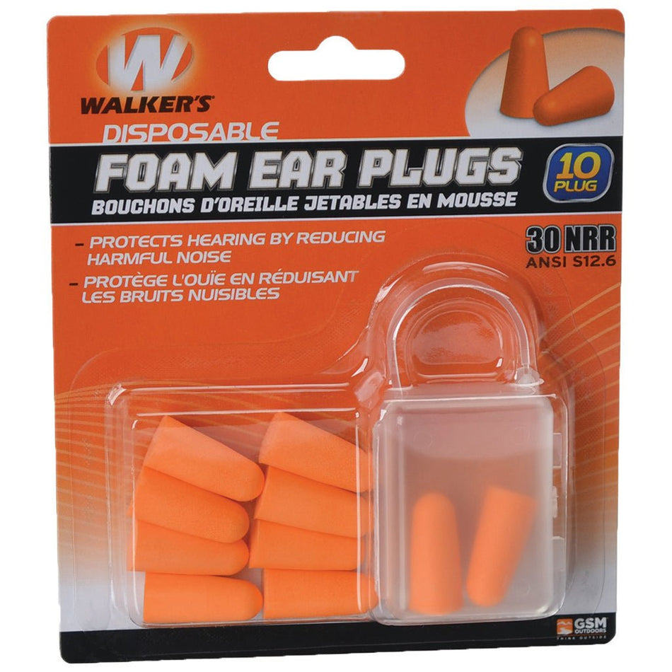 Walkers Foam Ear Plugs 10 pk. - Get Tight Gear