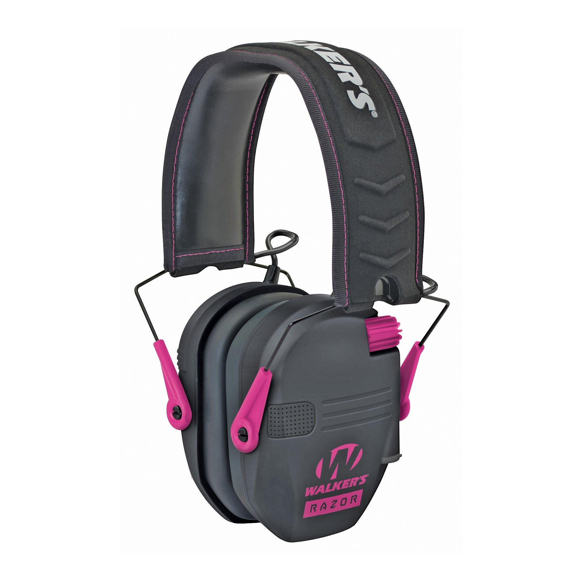 WALKER'S RAZOR SLM ELEC MUFF BLK/PNK - Get Tight Gear