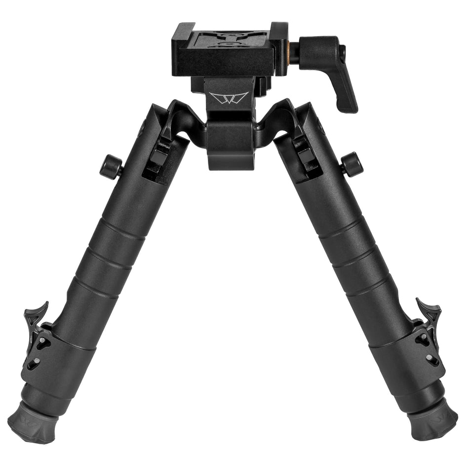 WARNE SL ARCA RAIL PREC BIPOD BLK - Get Tight Gear