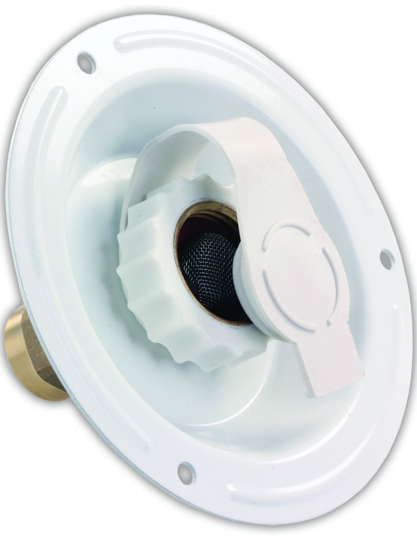 WATER DISH WHITE METAL - Get Tight Gear