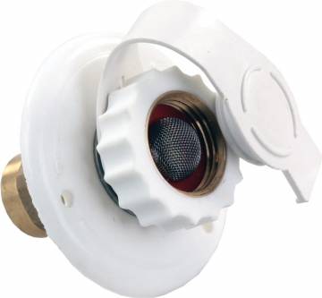 WATER FLANGE WHIT PLASTC - Get Tight Gear