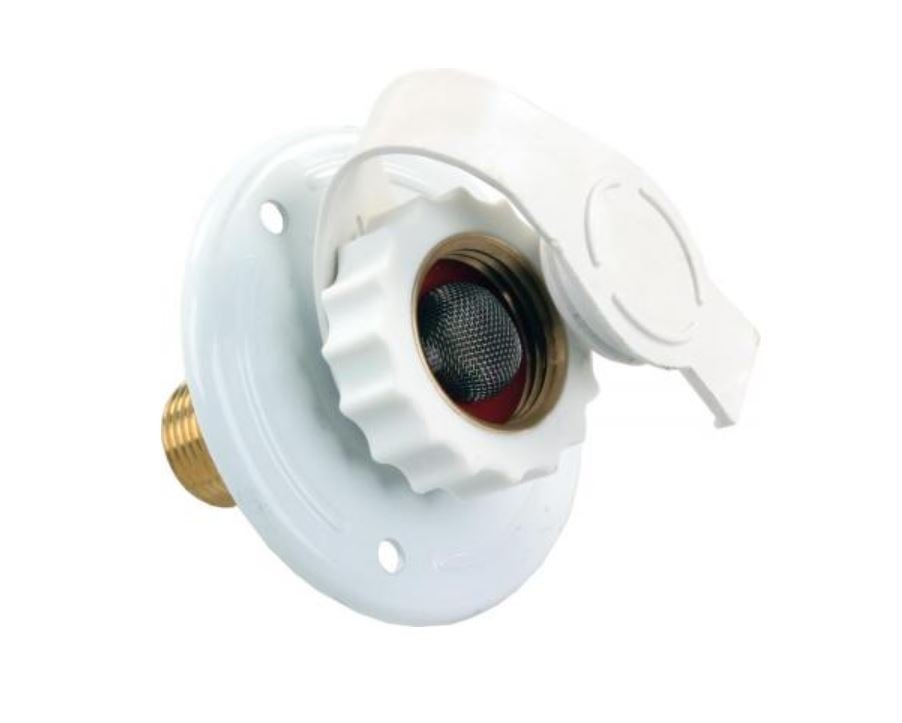 WATER FLANGE WHITE METAL - Get Tight Gear