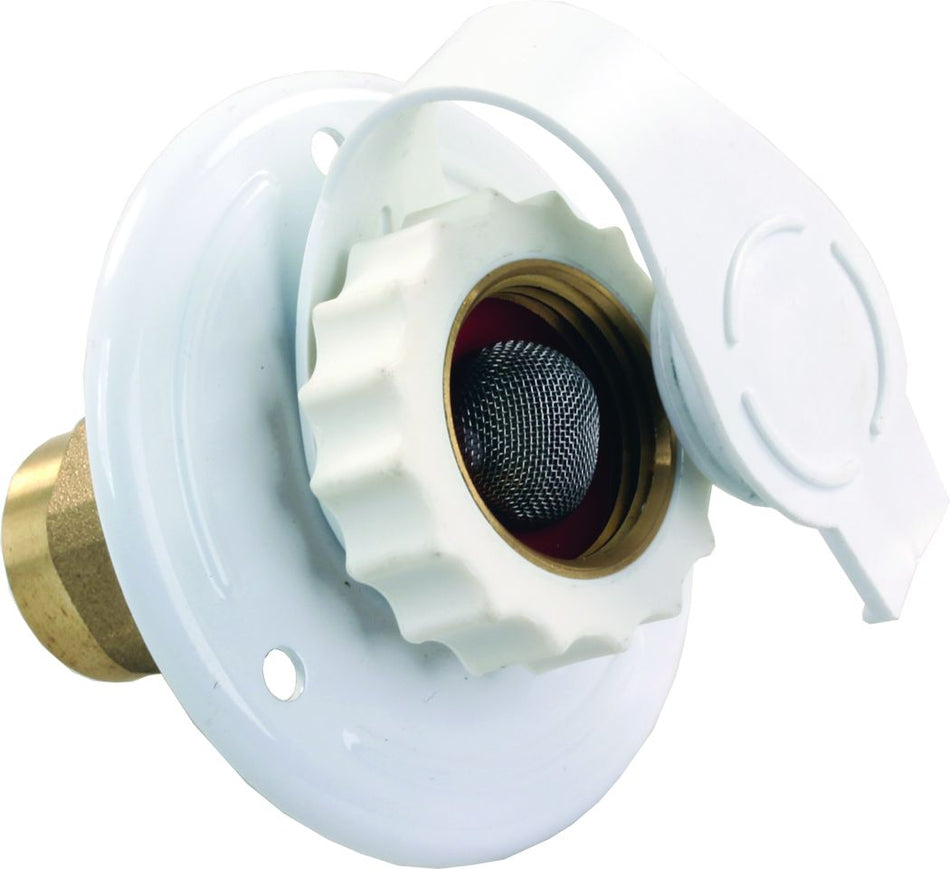 WATER FLANGE WHITE METAL - Get Tight Gear