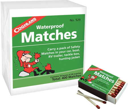 Waterproof Matches 10 Bo X Es - Get Tight Gear