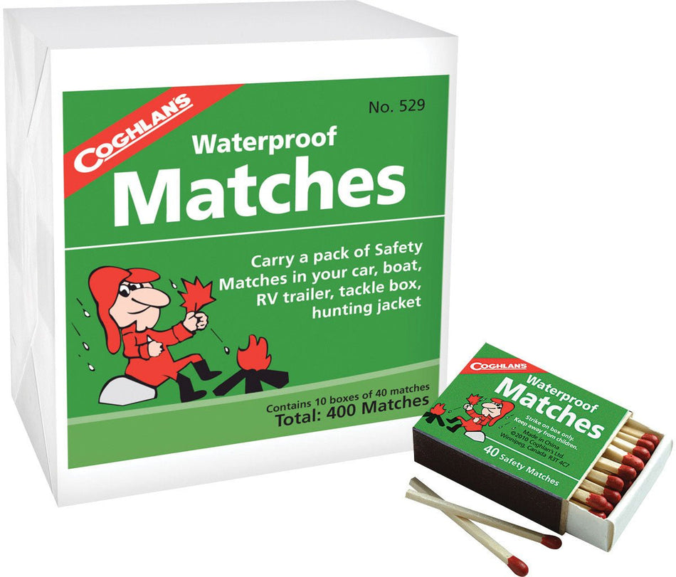 Waterproof Matches 10 Bo X Es - Get Tight Gear
