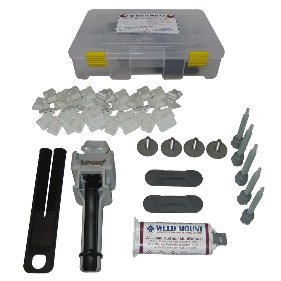 Weld Mount Adhesively Bonded Fastener Kit w/AT 8040 Adhesive - Get Tight Gear