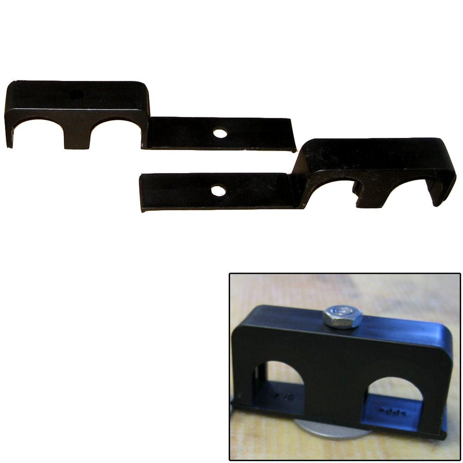 Weld Mount Double Poly Clamp f/1/4" x 20 Studs - 1" OD - Requires 1.75" Stud - Qty. 25 - Get Tight Gear